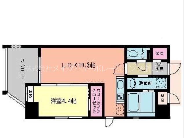 アーバンコート赤坂 間取り