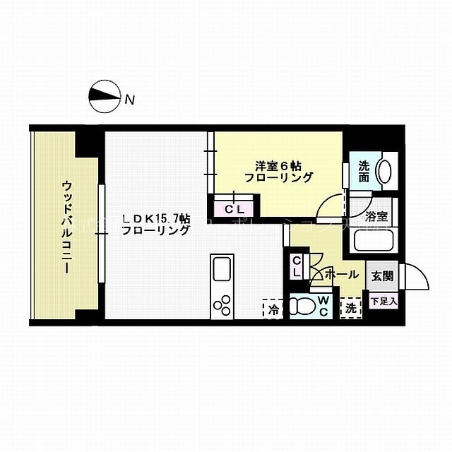 ナビールコート警固 間取り