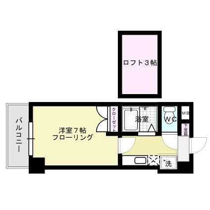 モナーク大橋 間取り図