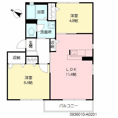 プリエールun 間取り図