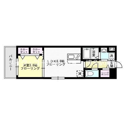 レジデンシャルヒルズ上呉服 間取り図