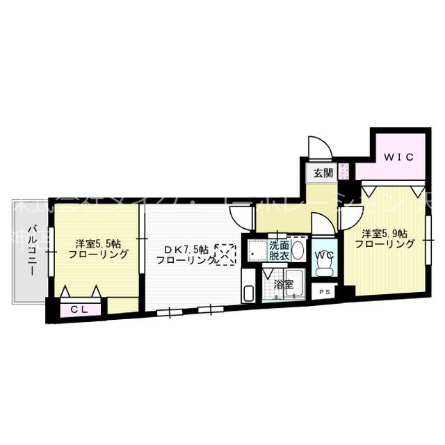 アリッサム六本松 間取り