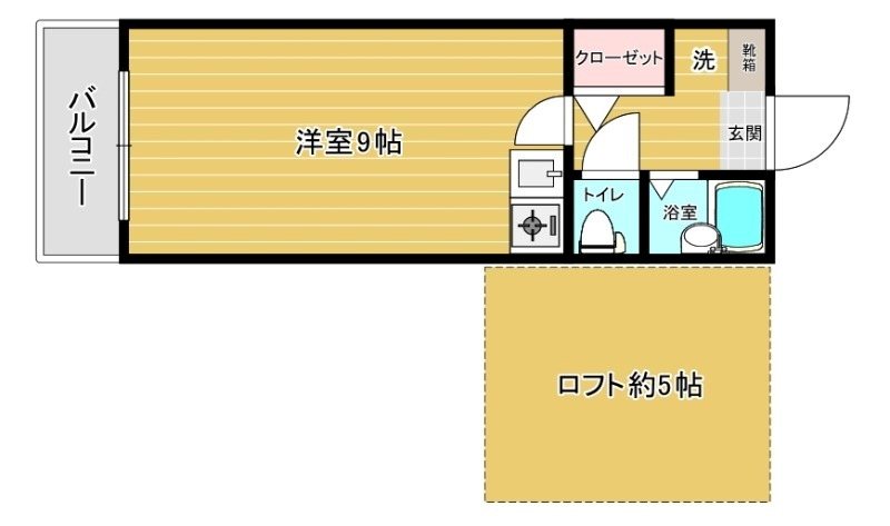スリム藤崎Ⅰ 間取り