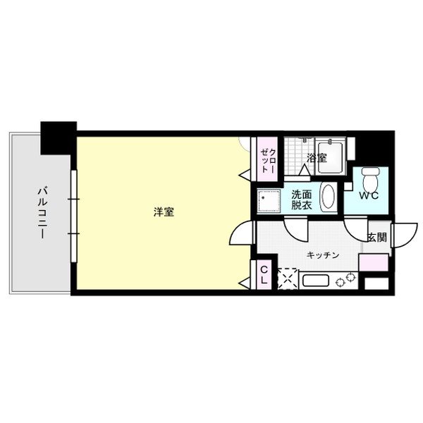 リバティR TENJIN Ⅱ  間取り