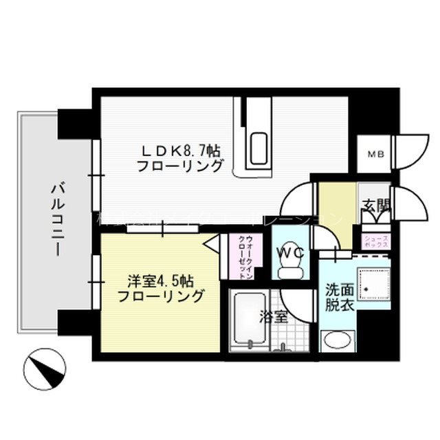 モダンパラッツォ天神南リーフ 間取り