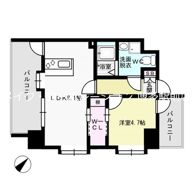 サヴォイブロードストリート 間取り
