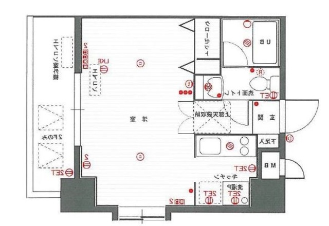 ラフィネスクロスロード博多ステーション 間取り