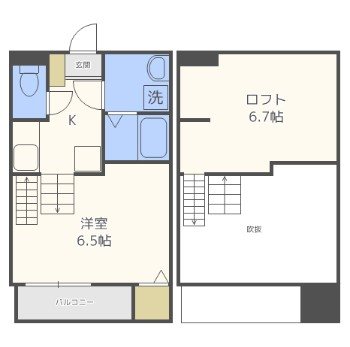 ウィンデージ竹下駅前 間取り
