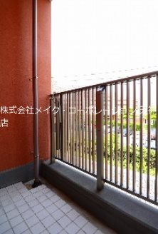 カルシア姪浜ノヴァリア ベランダ