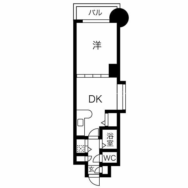 モントーレ天神  間取り
