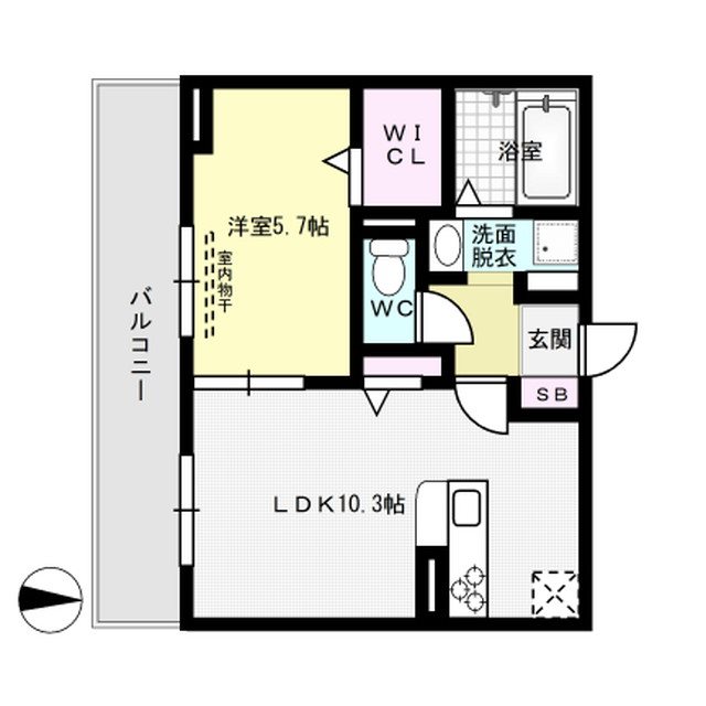 コンフォール・ロジェ 間取り