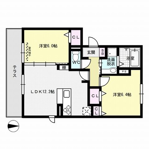 ルーチェ別府 間取り