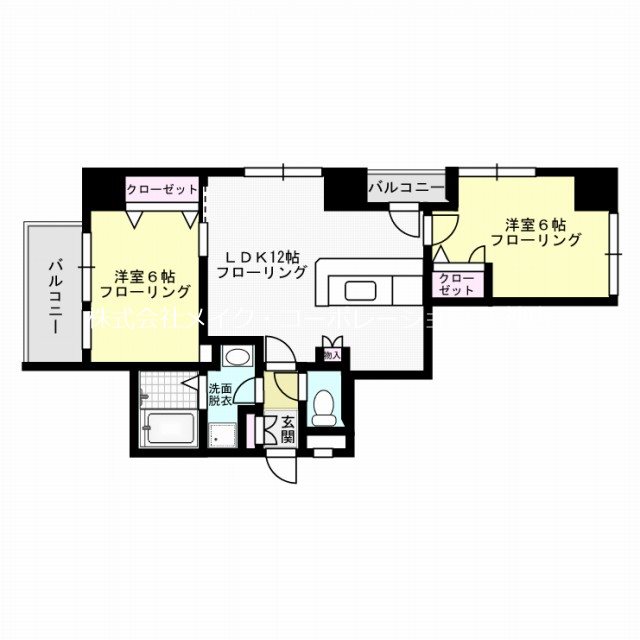 ベイシック薬院 間取り