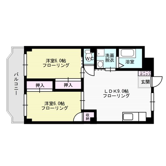赤坂山愛マンションⅠ 間取り