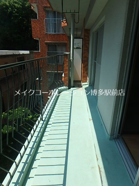 赤坂山愛マンションⅠ ベランダ