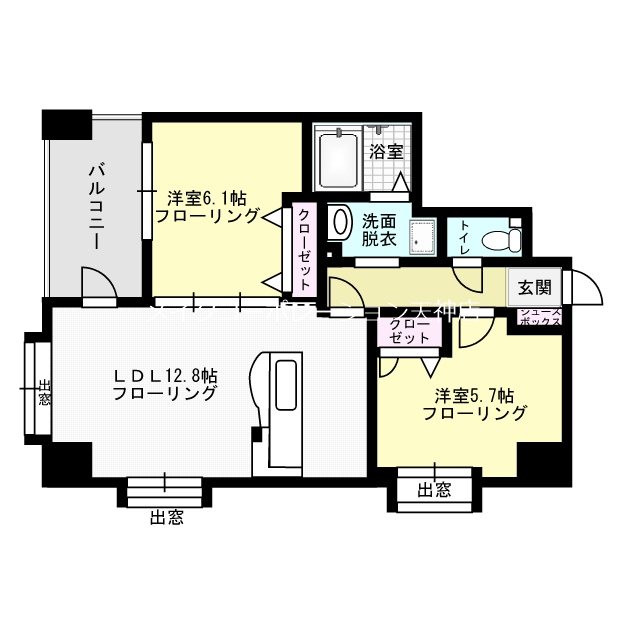 マルエイ桜坂 間取り