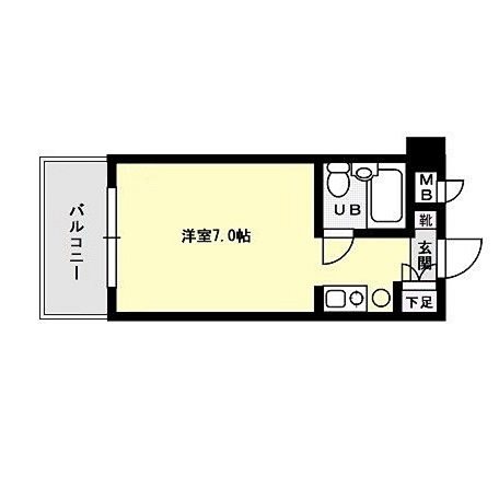 ロマネスク西新オレンジ通り 間取り