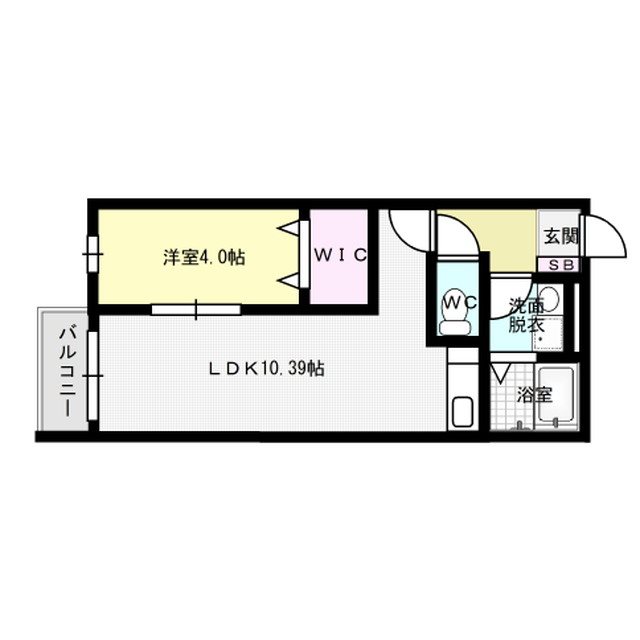 サニーガーデン春日塚原台 203号室 間取り