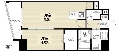 レブリアント清川 間取り