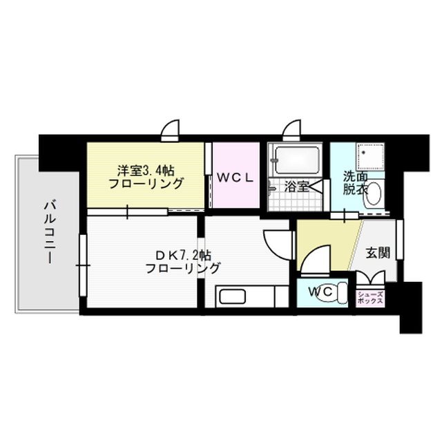 サヴォイグランデウォーターサイド 間取り