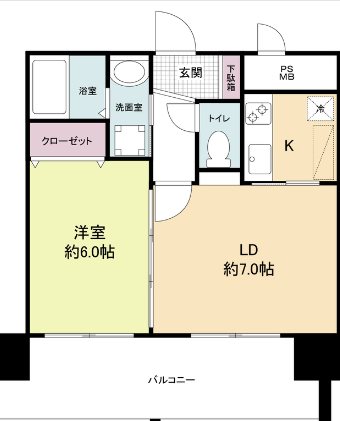 DSタワー大博通り 間取り