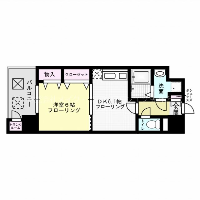 ポルトデュボヌール 間取り