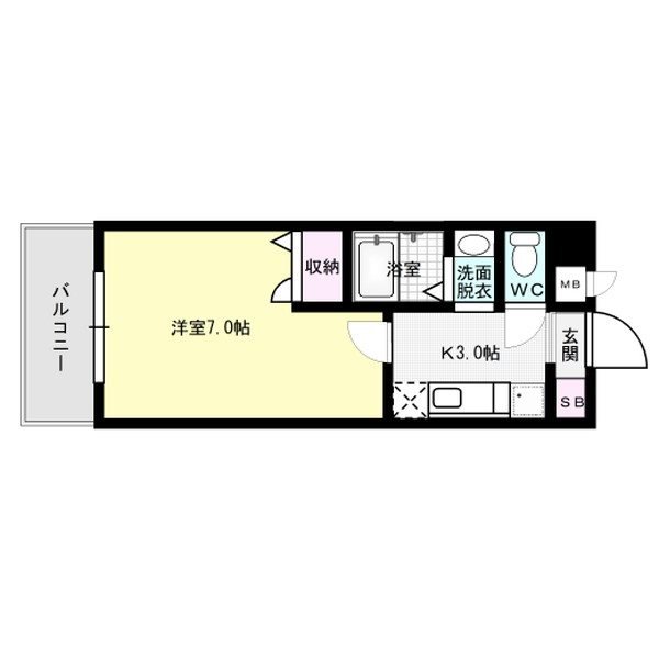 サン・セフィール 302号室 間取り