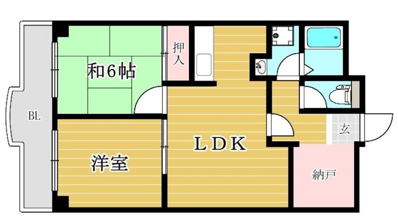 コープオリンピア高砂  間取り