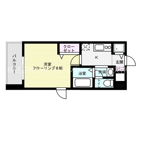 アンピール唐人町 間取り