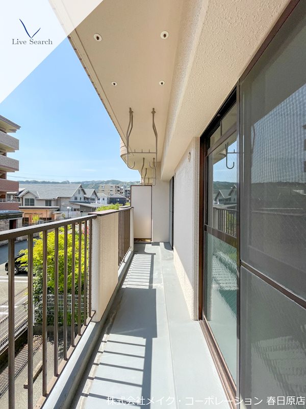 第6三城ハイツ ベランダ