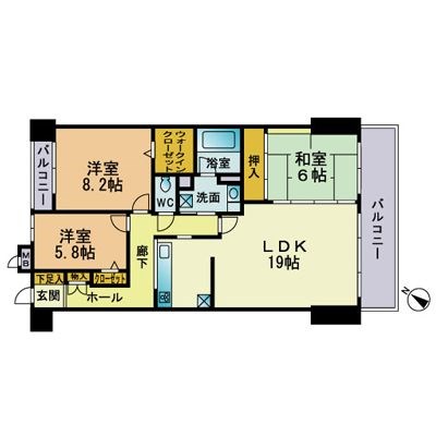 ベルメゾン赤坂フォレスト 間取り