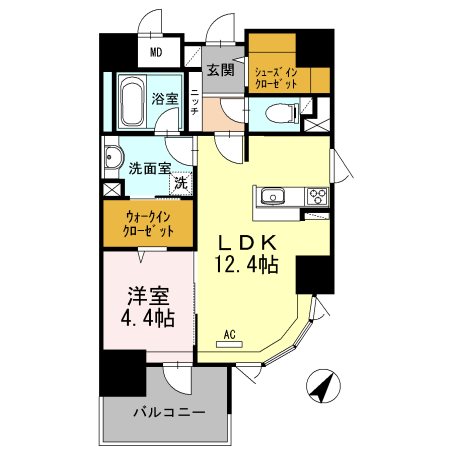 リーブル博多駅前 間取り