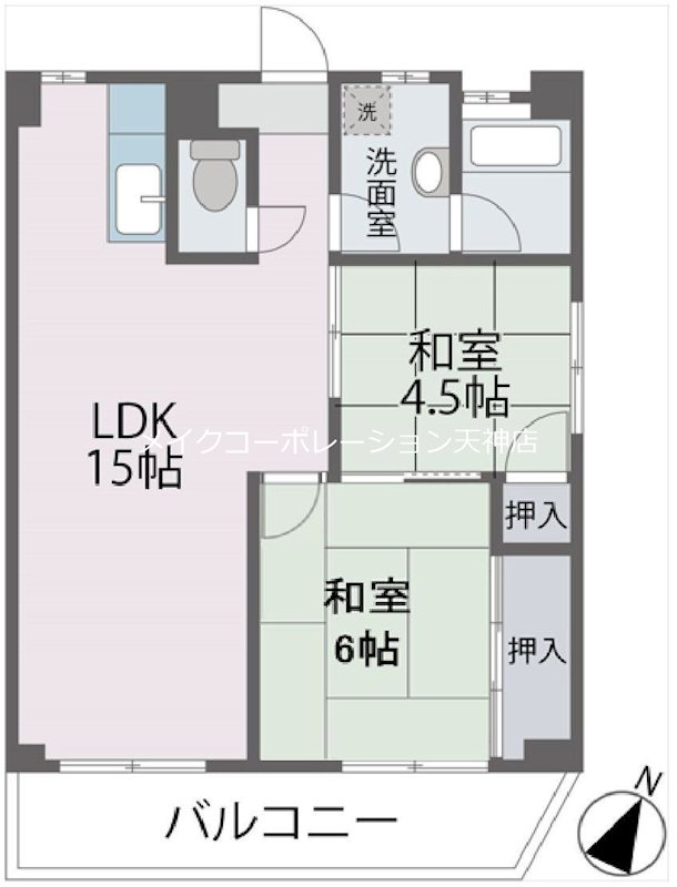 メゾン住吉    間取り