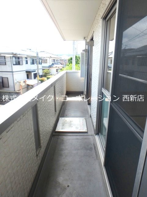 トップロード新石丸 ベランダ
