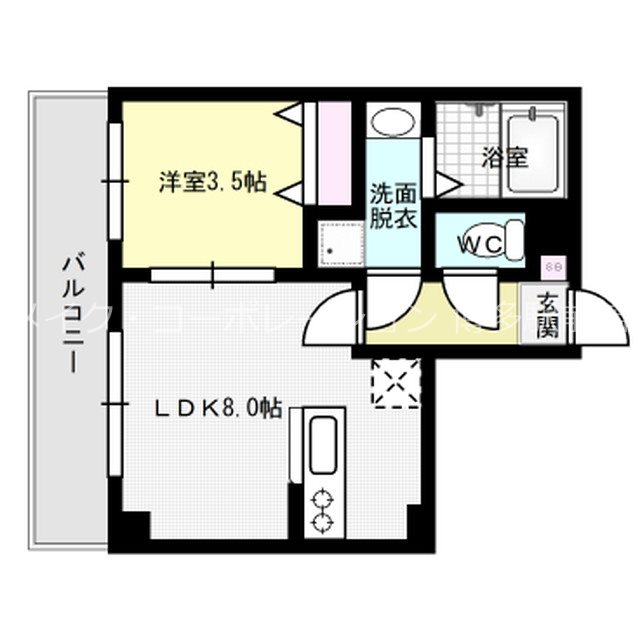 リバティ神屋 間取り