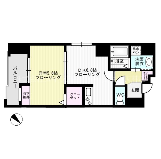 アブニール舞鶴Ⅱ 間取り
