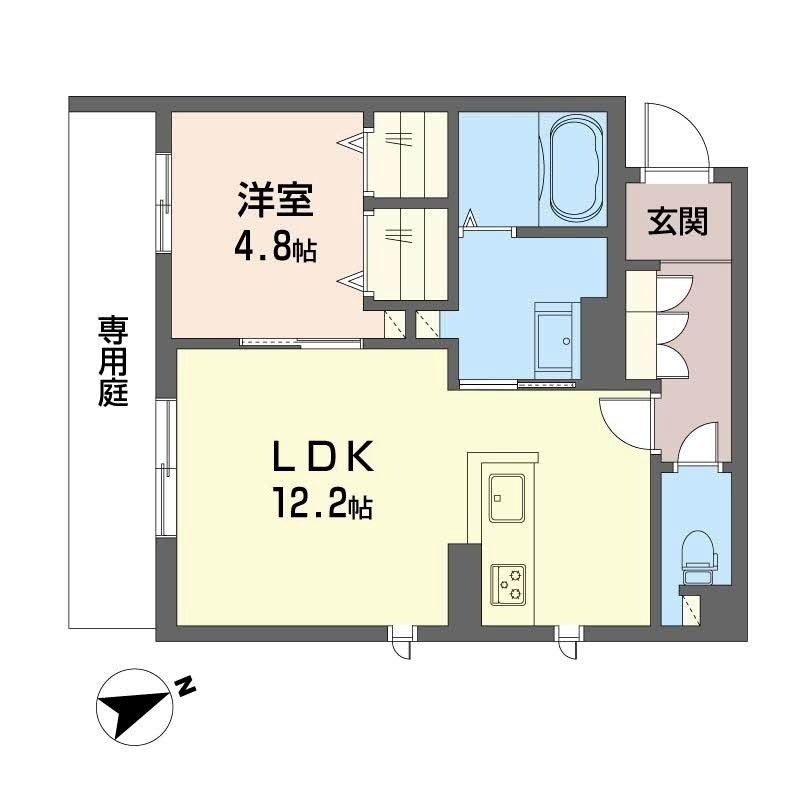 シャーメゾン六本松南 間取り