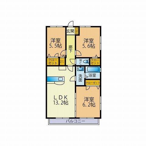 ファミーユMs 間取り