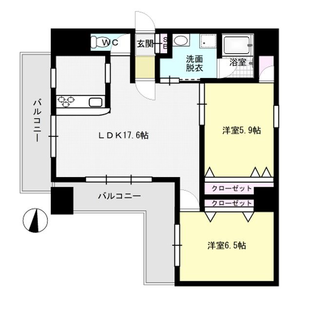 エコルクス赤坂 間取り