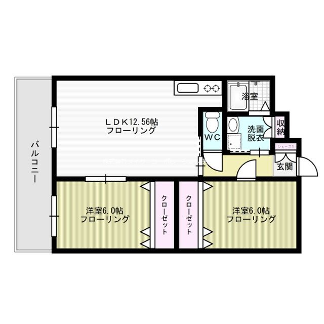 ※室内写真は同物件別部屋引用・現状優先です。 第27川崎ビル 間取り図