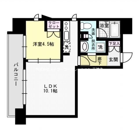 パークアクシス六本松 間取り