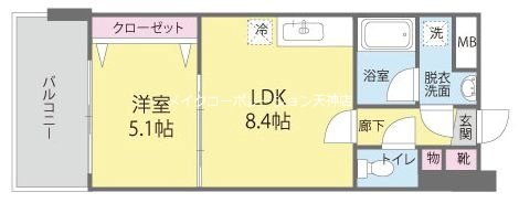 ナジェスタ大濠 間取り