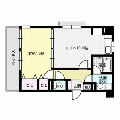 グリチーネ～ネット無料～ 間取り
