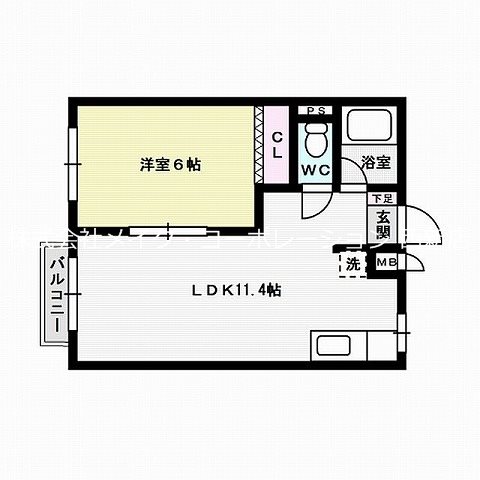 ブランシュ愛宕 間取り