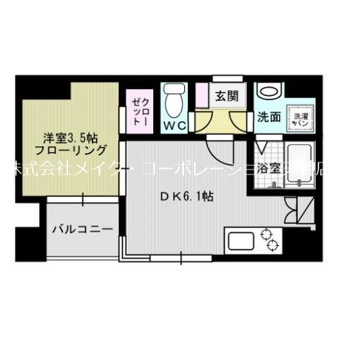 マリアージュ薬院 間取り図