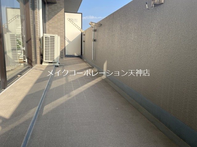 ダイナコートエスパシオ薬院南 ベランダ