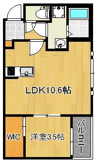 Crecia茶山東 間取り