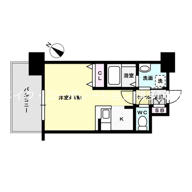 エンクレストベイ天神EAST 間取り