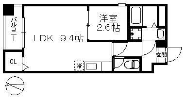アリエスサン西新 間取り