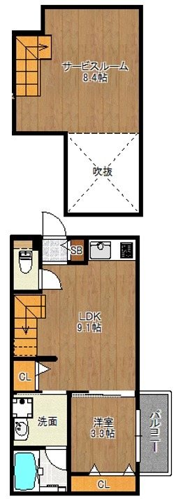 DreamStage今宿Chillax（チラックス） 間取り